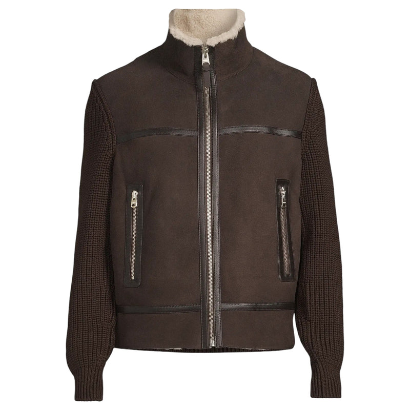 Mackage JONATHAN Mixed-media shearling jacket P003132