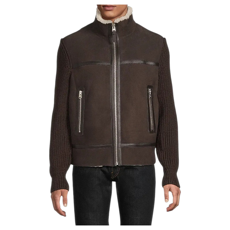 Mackage JONATHAN Mixed-media shearling jacket P003132