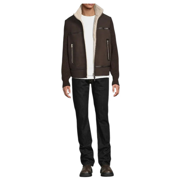 Mackage JONATHAN Mixed-media shearling jacket P003132