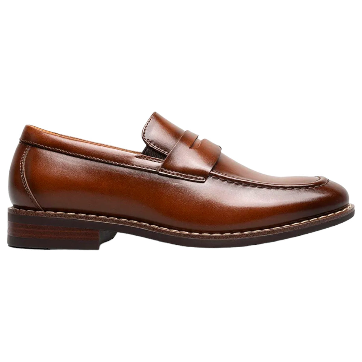 Florsheim Rucci Jr. Boys Moc Toe Penny Loafer  16696 221 Brown