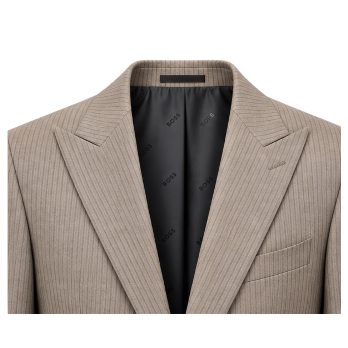 BOSS Men’s REDA Italian Wool Stretch Pinstripe Suit  50571973-248
