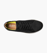 Florsheim Men's Crossover Knit Lace To Toe Sneaker in Black  14313-001