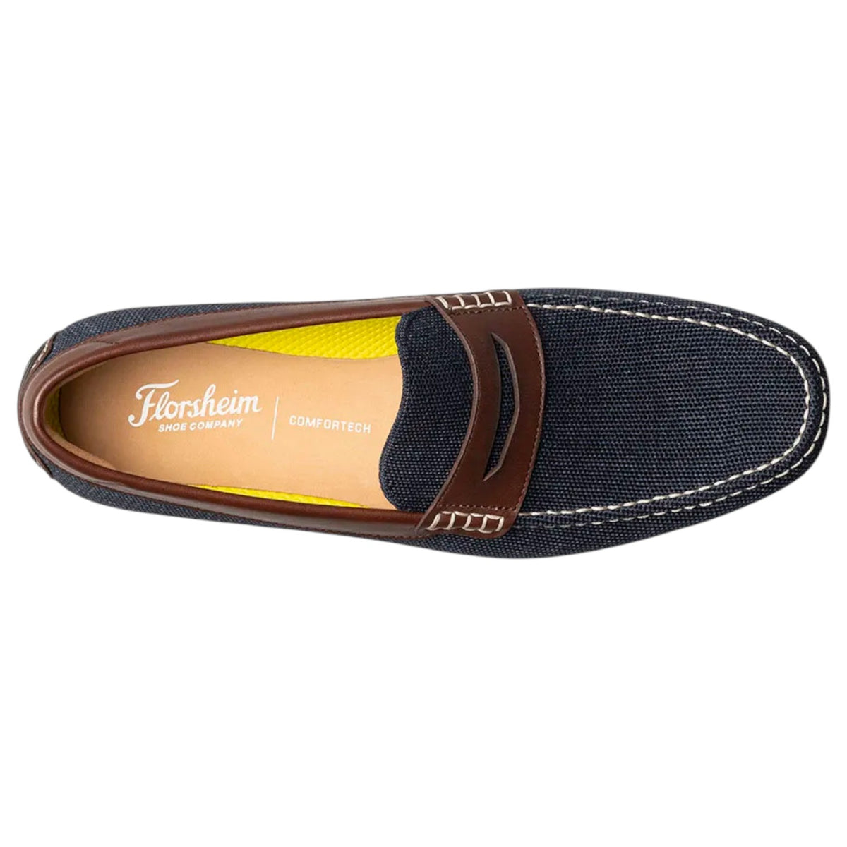 Florsheim Motor Knit Moc Toe Penny Driver Shoes  13418 492 Navy