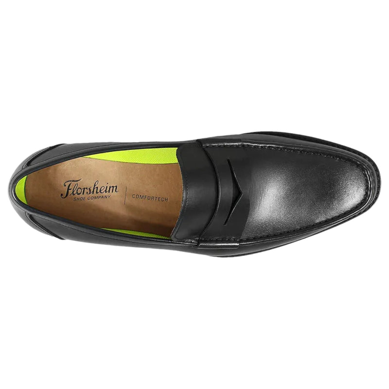 Florsheim AMELIO Moc Toe Penny Loafer In Black  14246 001