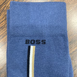 BOSS Two-Pack of Signature Stripe Socks in a Cotton Blend  50478336-475