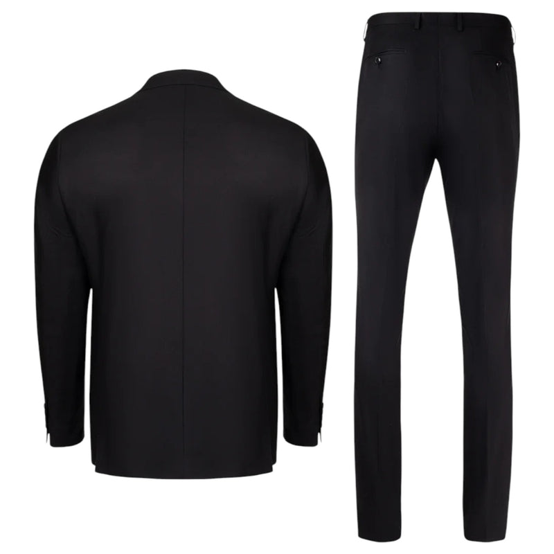 Men's Cardeliano Wool Suit - Black