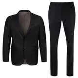 Men's Cardeliano Wool Suit - Black