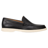 Boss Black Basket-Weave Cow Leather Loafer – Style  50563129