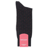 Marcoliani Pin Dot Motif Pima Cotton Mid-Calf Sock - MAR2772T