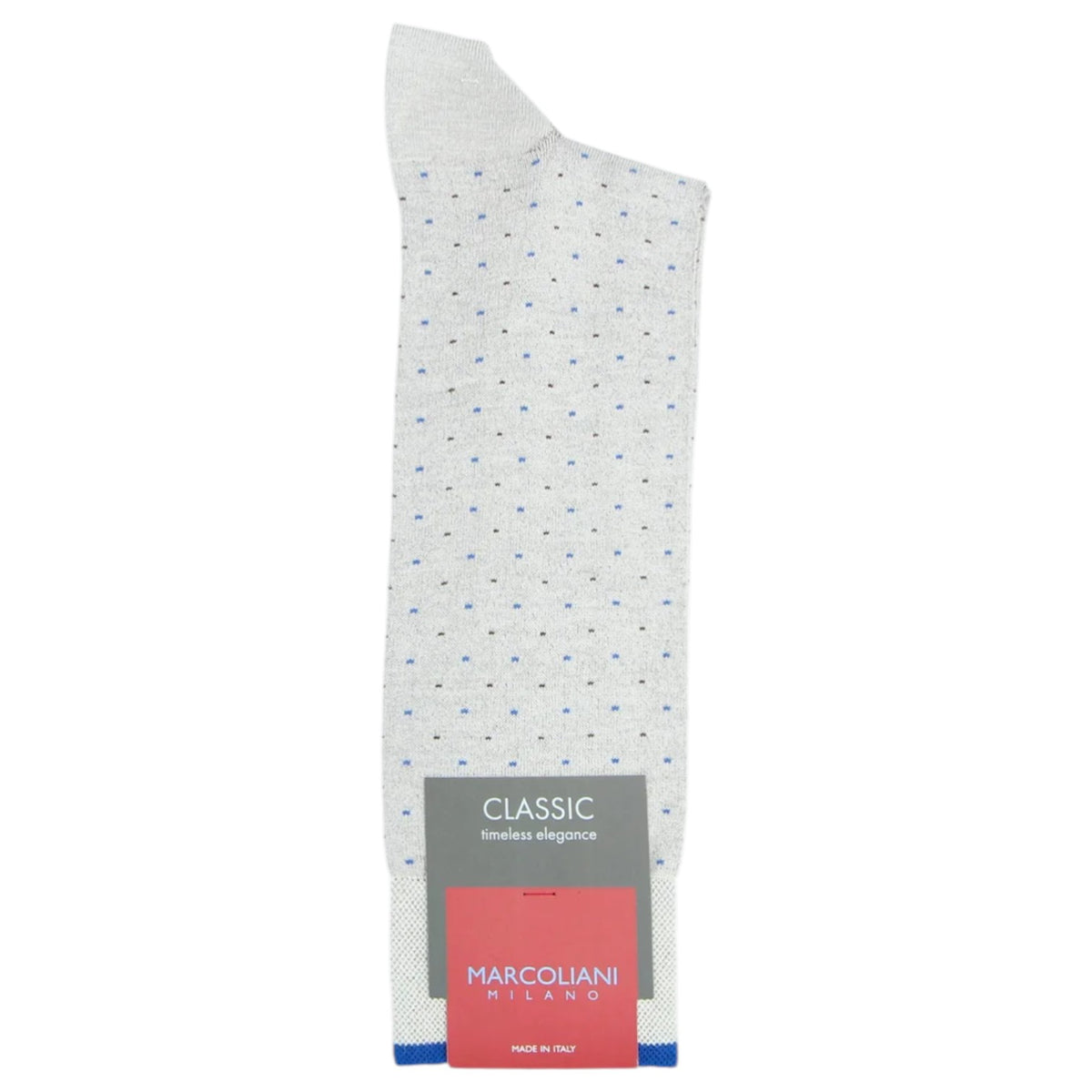 Marcoliani Milano Varese Pindot Mid Calf Sock  MAR4541T