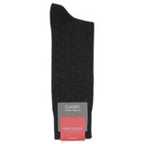 Marcoliani Pin Dot Motif Pima Cotton Mid-Calf Sock - MAR2772T