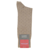 Marcoliani Pin Dot Motif Pima Cotton Mid-Calf Sock - MAR2772T