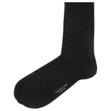 Marcoliani Pin Dot Motif Pima Cotton Mid-Calf Sock - MAR2772T