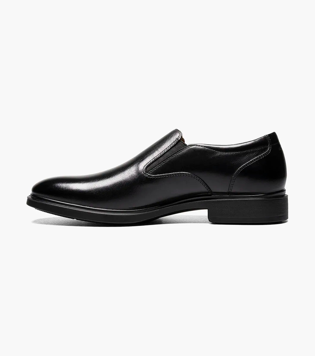 Florsheim FORECAST Waterproof Plain Toe Slip On-Black  12196-001