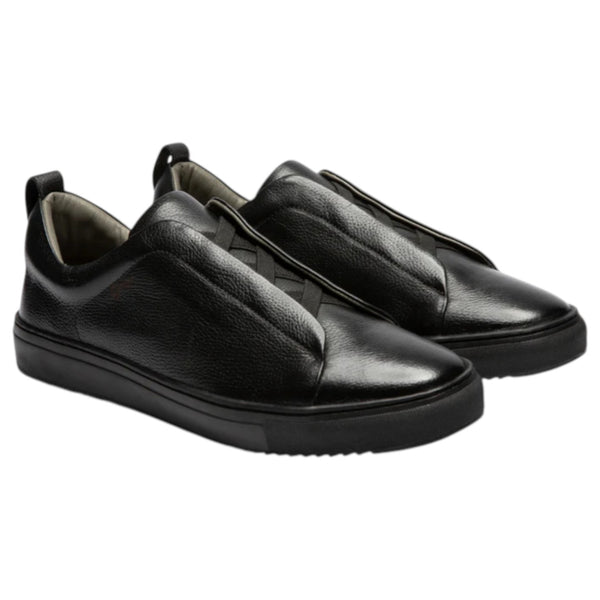 Gernie 33's Laceless Low Top Black Greiny 12704-BG