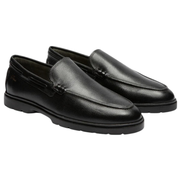Gernie 28's Venetian Leather Low Top Black Grainy  13119-BG