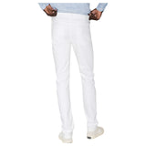 PAIGE Lennox Slim Pants In White  M653799-3985