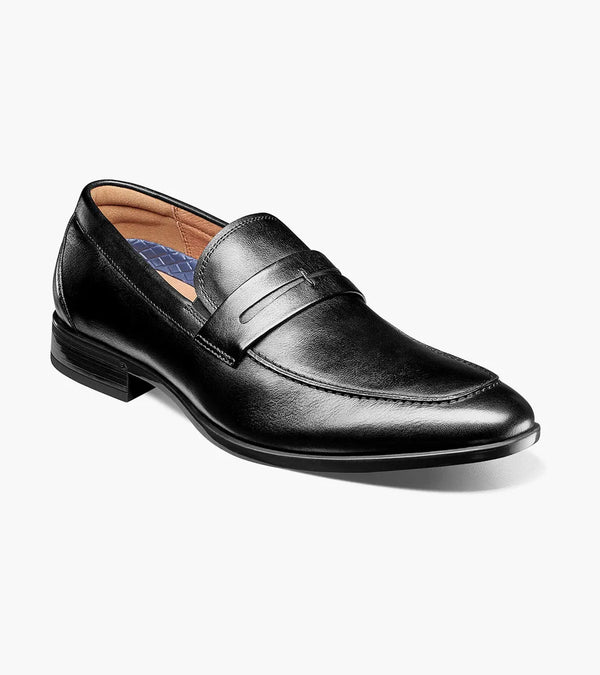 Florsheim ZAFFIRO Moc Toe Penny Loafer-Black  15206-001