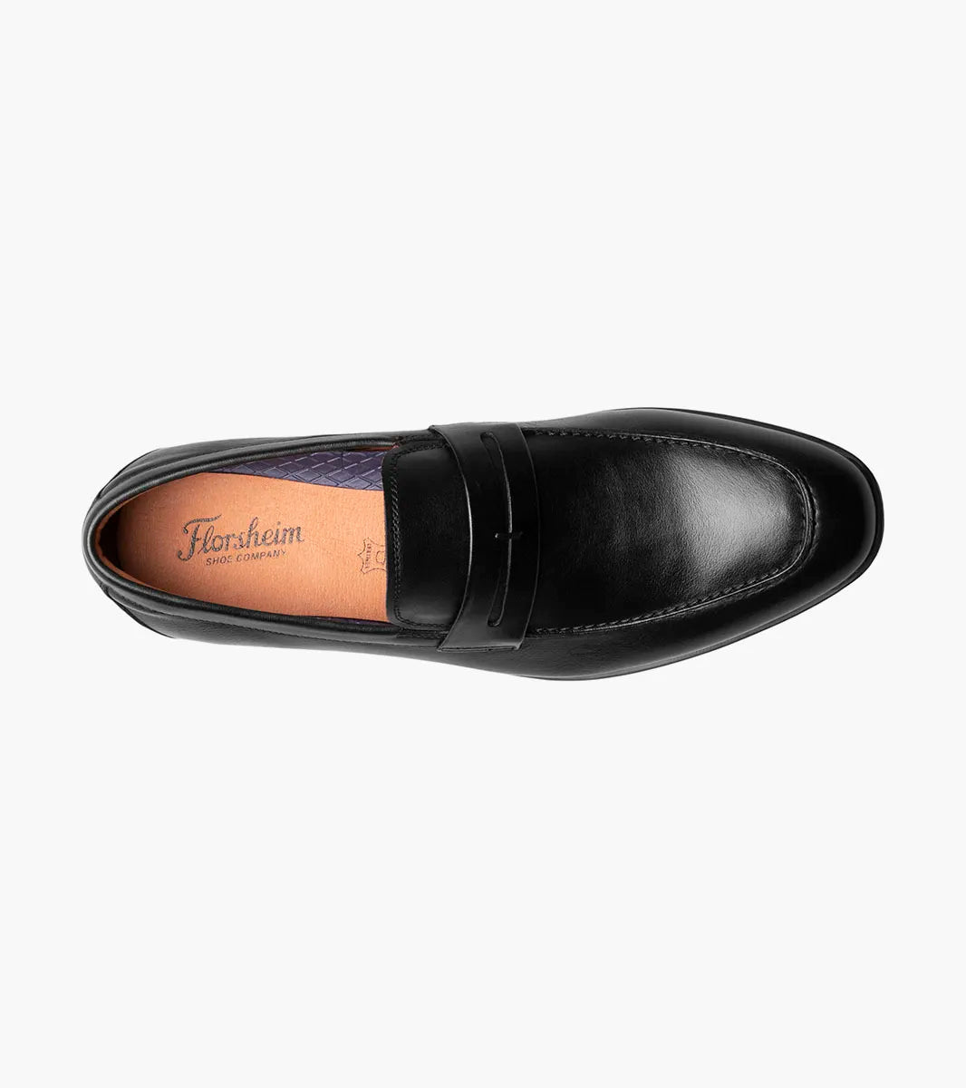 Florsheim ZAFFIRO Moc Toe Penny Loafer-Black  15206-001