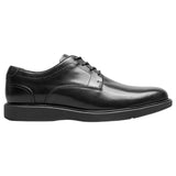 Florsheim Avenue Men's Black Smooth Leather Plain Toe Oxford