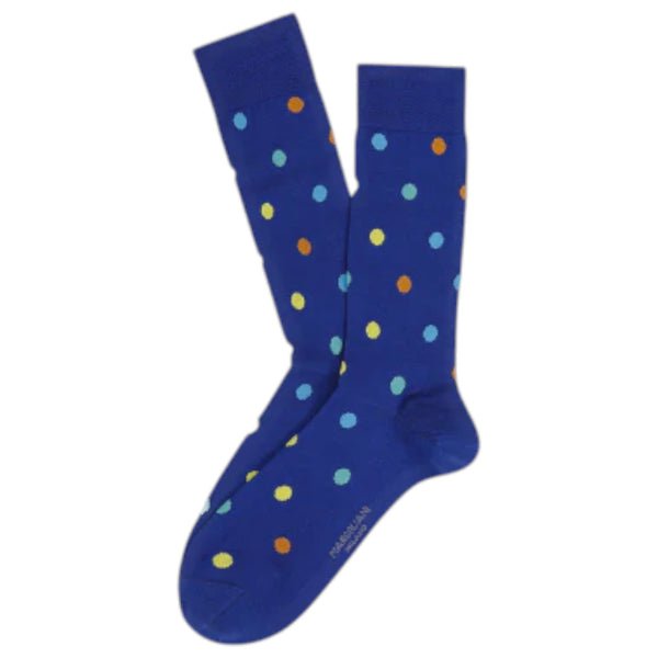 Marcoliani Socks Pima Cotton Blue  MAR4402T 034 Blue