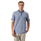 Garnet The Vantage Tipped Zip Polo  2617006CC