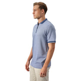 Garnet The Vantage Tipped Zip Polo  2617006CC