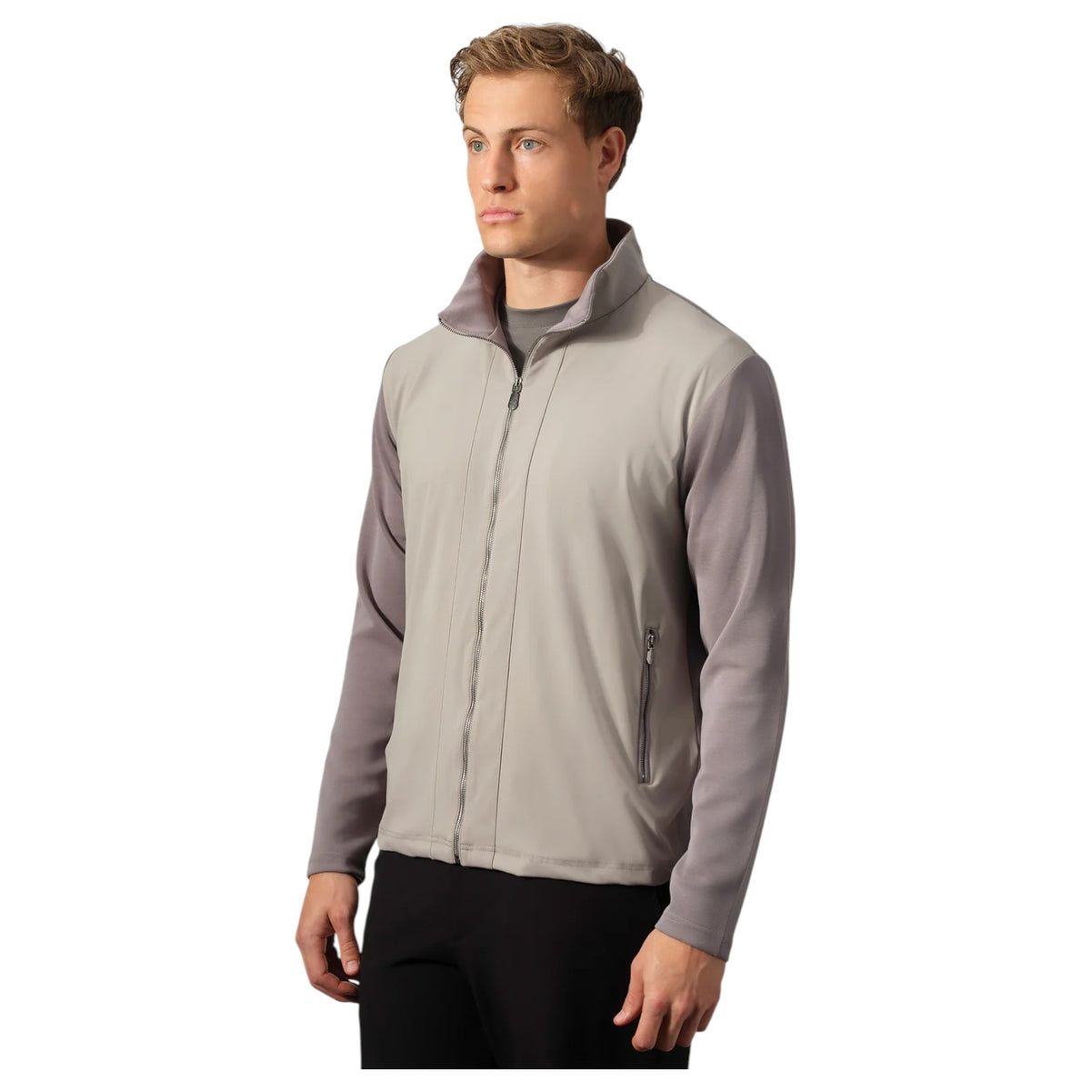 Garnet Hybrid Zip Jacket Cotton Performance Layer  2614001CC