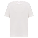 BOSS “Thompson” Mercerized Cotton T-Shirt White  50559677