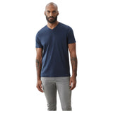 Robert Barakett V Neck T Shirt In Blue Night 23336V