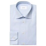 Eton Houndstooth Twill Signature Shirt Cut-Away  100015356