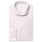 Eton Signature Twill Shirt In Pink Slim & contemporary Fits