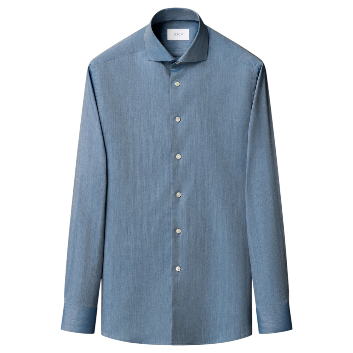 Eton Signature Flannel Cotton Dress Shirt