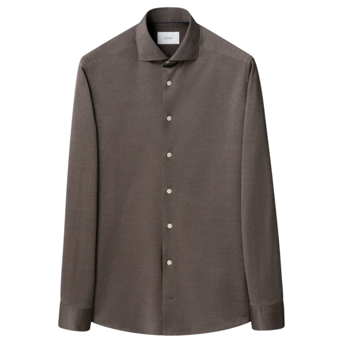 Eton Filo di Scozia Jersey Shirt – Italian Knit Cotton