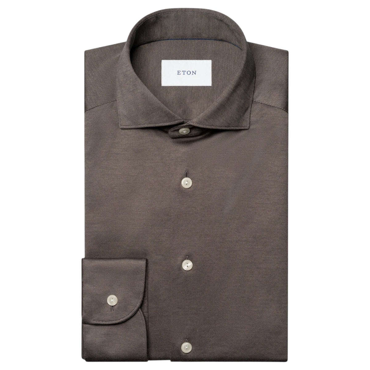 Eton Filo di Scozia Jersey Shirt – Italian Knit Cotton