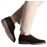 Magnanni Men's Loda Suede Slip-On – 25121 – Brown