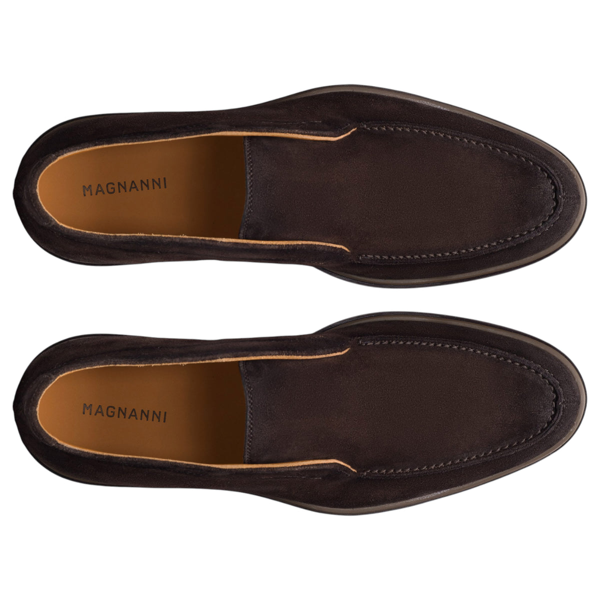 Magnanni Men's Loda Suede Slip-On – 25121 – Brown