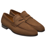 Magnanni Men's Diezma Línea Flex Suede Penny Loafer – Taupe