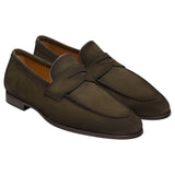 Magnanni Men's Diezma II Línea Flex Suede Penny Loafer – 25396-20 – Green