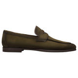 Magnanni Men's Diezma II Línea Flex Suede Penny Loafer – 25396-20 – Green