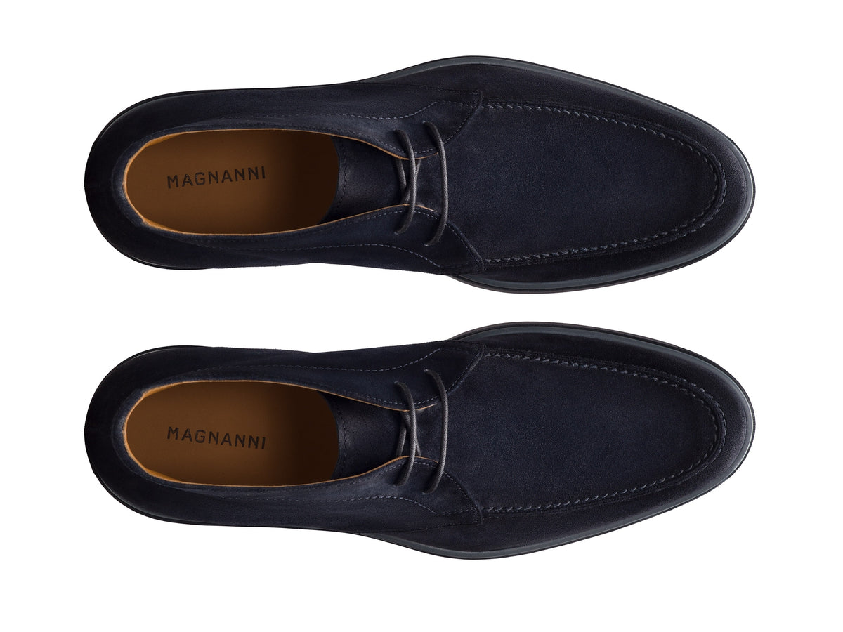 MAGNANNI LELLO Navy Suede 25622-11 Mens Shoe