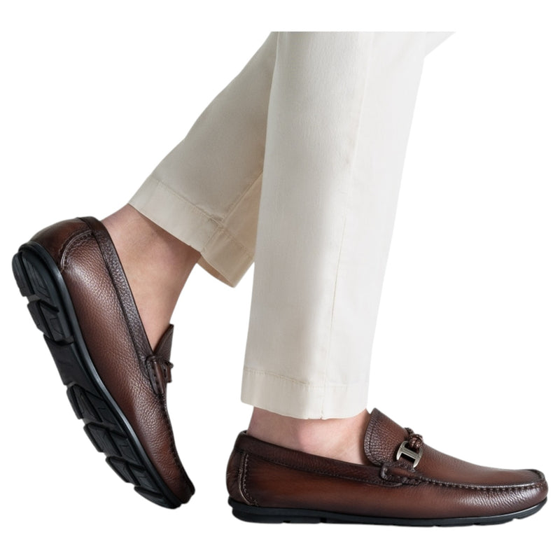 Magnanni Men's Shoes Monterey Braid Bit 25965 Brown