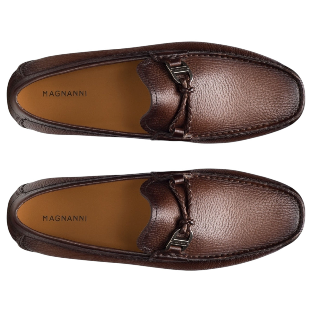Magnanni Men's Shoes Monterey Braid Bit 25965 Brown