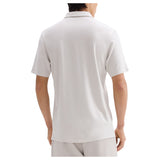 Theory Ryder Quarter Zip Polo in Relay Jersey  P0196512 Fog