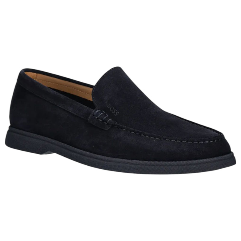 Hugo Boss Suede Loafers With Contrast Outsole 50543083 405