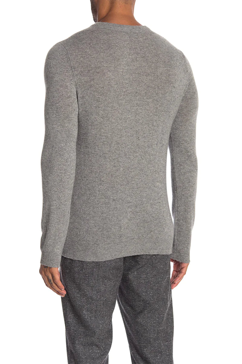 Autumn Cashmere V-Neck Sweater  R50063 Banker's Gray