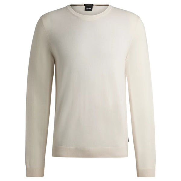 Boss Slim-Fit Sweater In Merino Wool With Crew Neckline 50468239