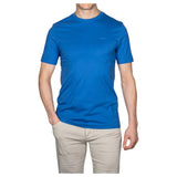 BOSS Cotton-Jersey Regular-Fit Tompson 01 T-Shirt In Open Blue  50468347 479