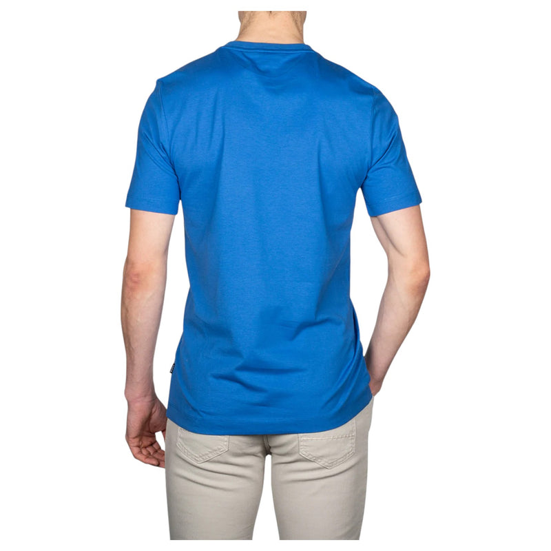 BOSS Cotton-Jersey Regular-Fit Tompson 01 T-Shirt In Open Blue  50468347 479