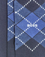 BOSS Two-Pack of Regular Length Socks in a Cotton Blend - Blue  50478352-403